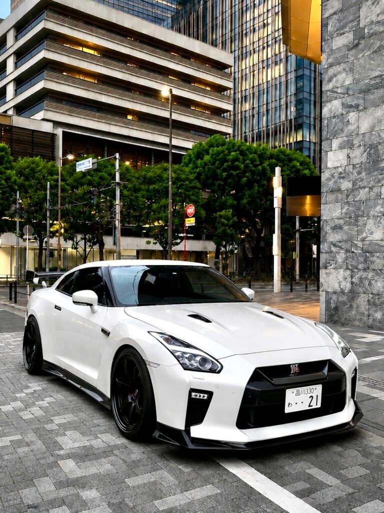 White R35 GTR Tour Car